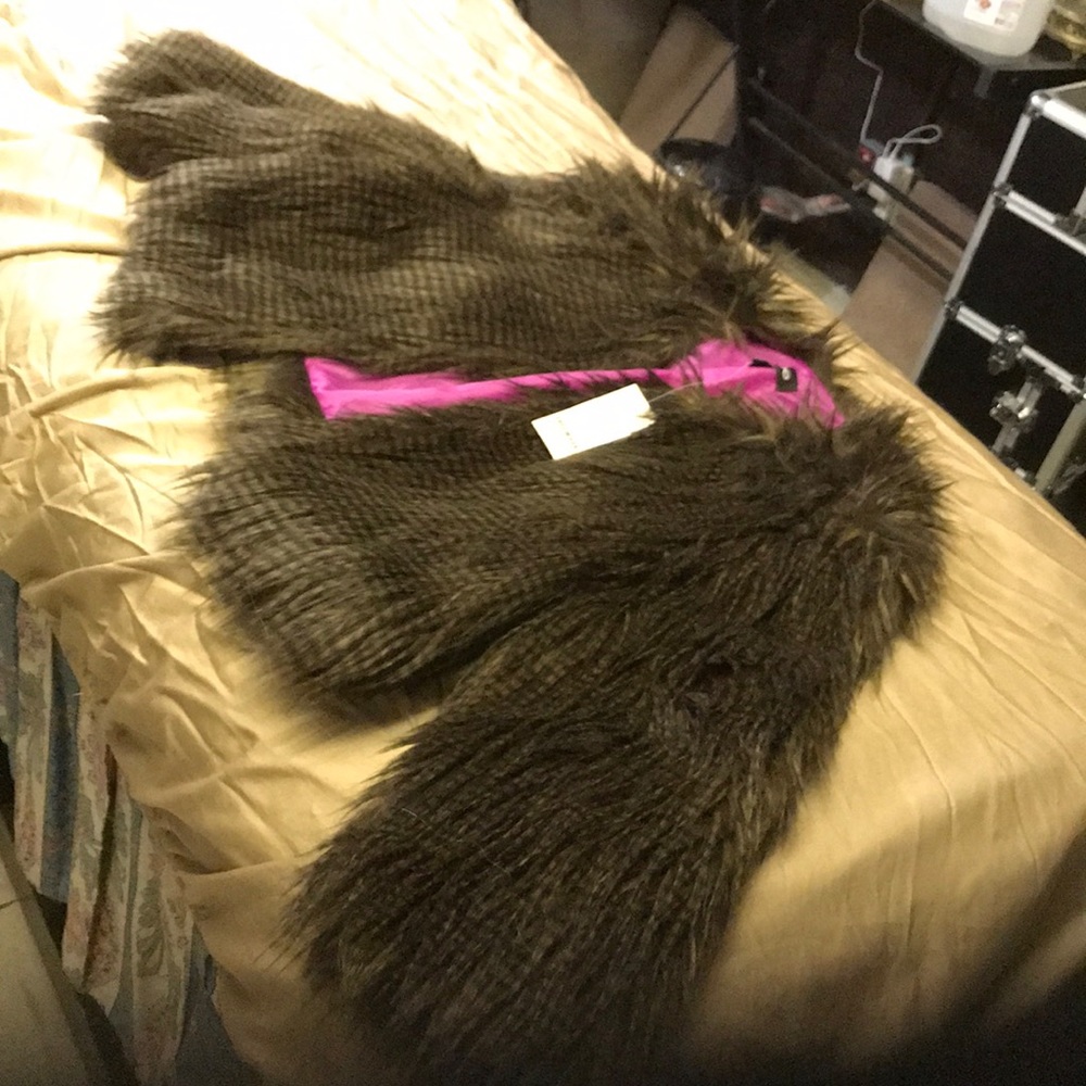 Jacket cropped 3/4 Fur